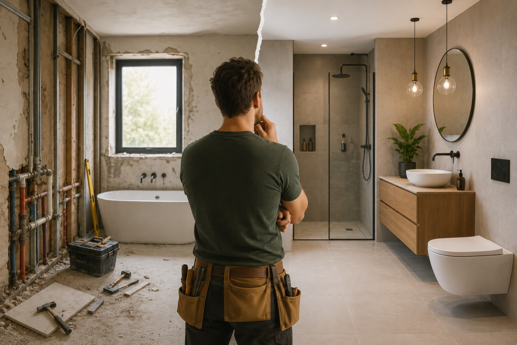 badkamer zelf renoveren of laten doen